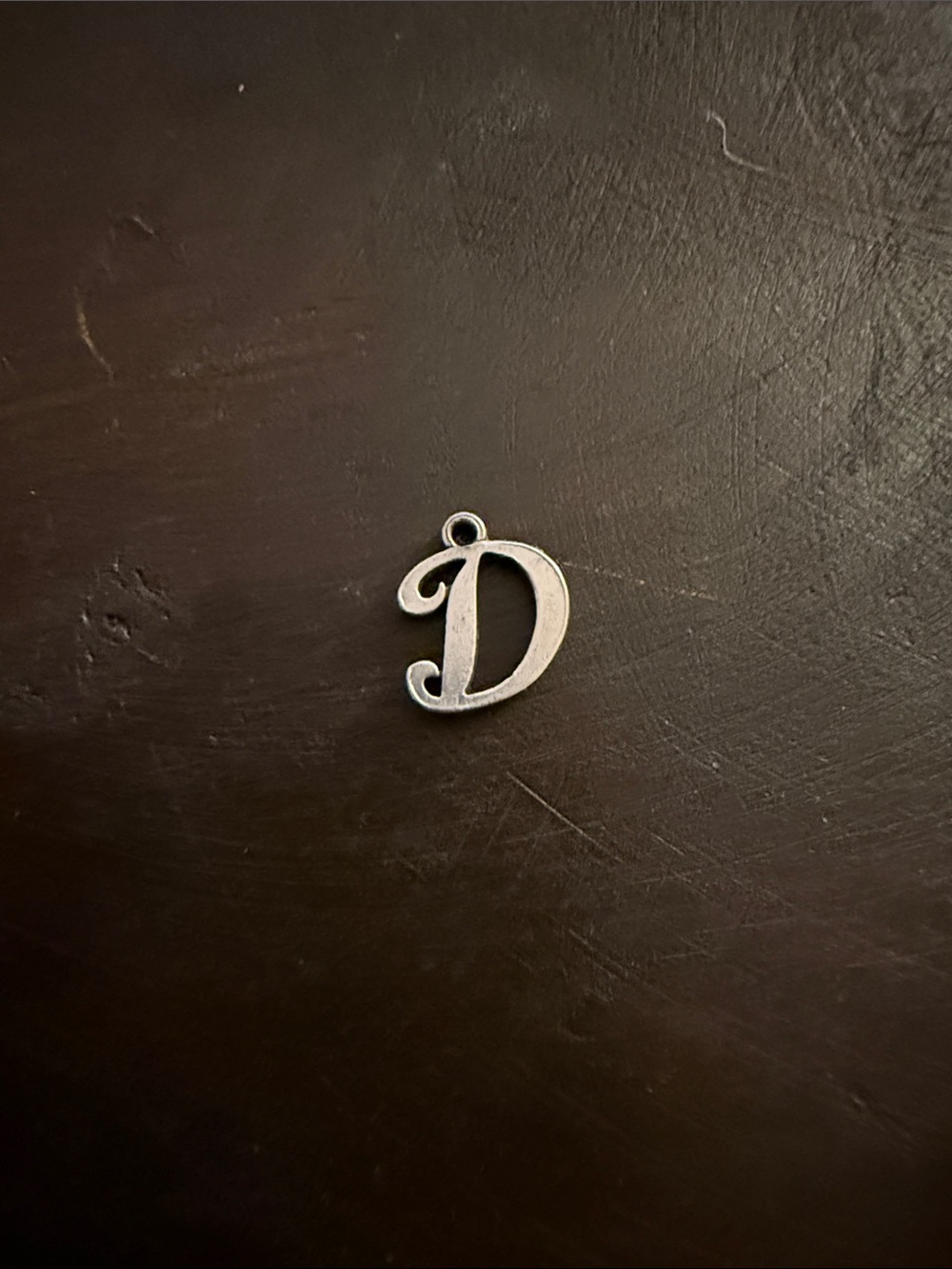 Silver Letter D Pendant Charm JAMES AVERY AUTHENTIC